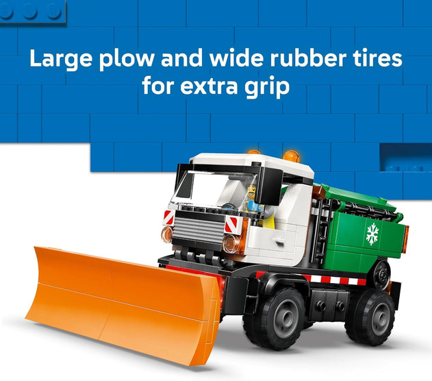 LEGO City Snowplow Truck Building Toy for Kids