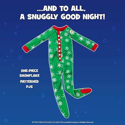 The Elf on the Shelf Claus Couture Snowflake Snuggle Onesie PJs