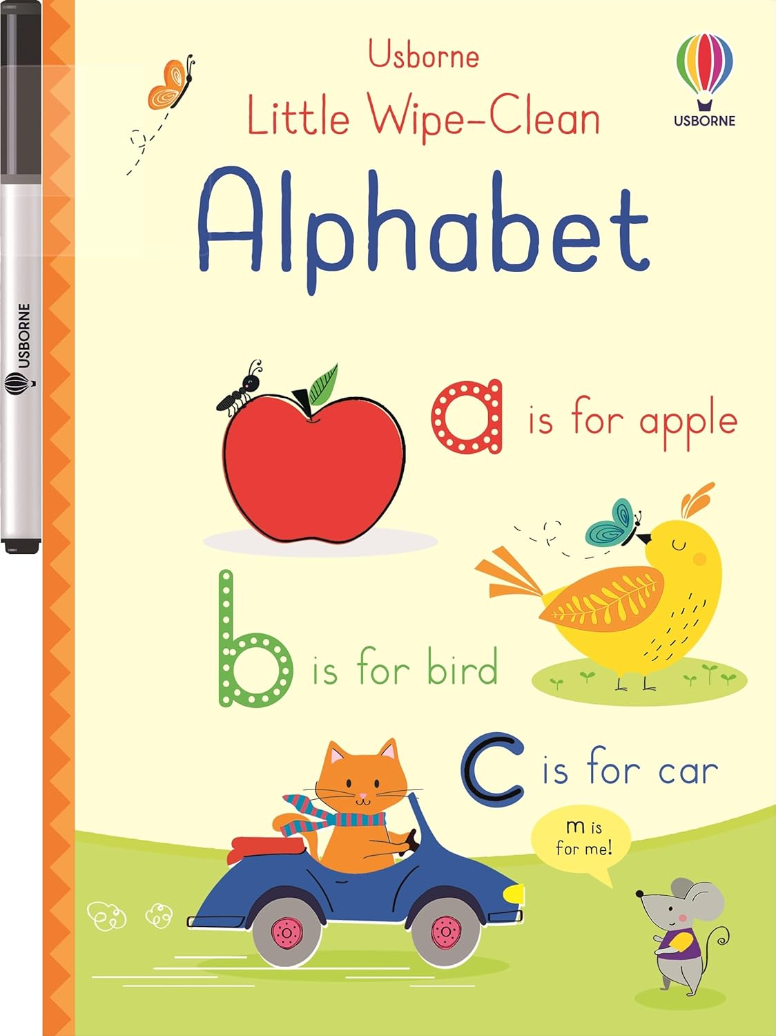 Usborne Little Wipe-Clean Alphabet Activity Book Paperback