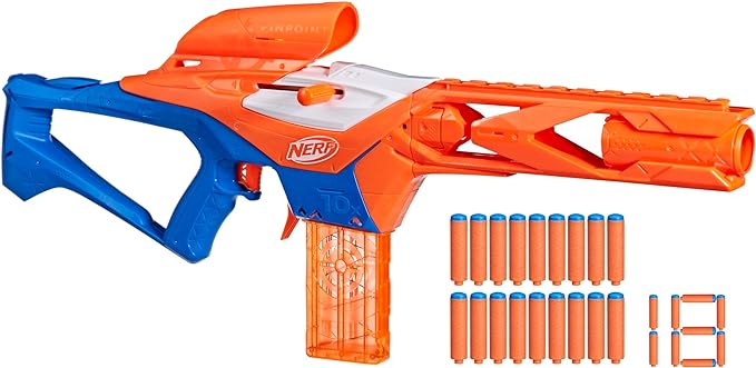 NERF N Series Pinpoint Bolt Action Blaster with 18 Darts