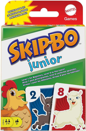 Mattel Games Skip Bo Junior Card Game