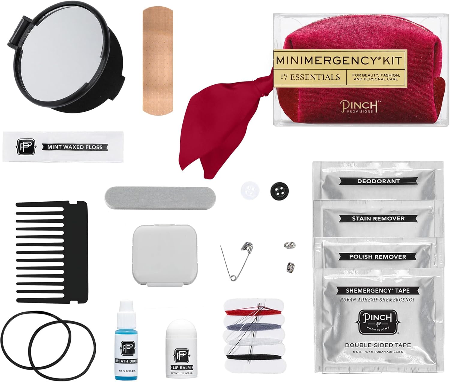 Pinch Provisions Blue Glitter Minimergency Kit 17 Piece Essential Set