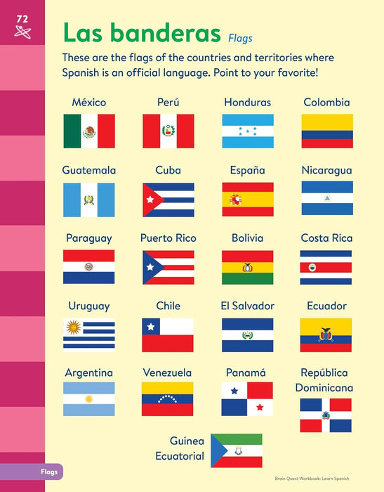 Brain Quest Workbook: Learn Spanish