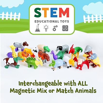 Magnetic Mix or Match Farm Animals