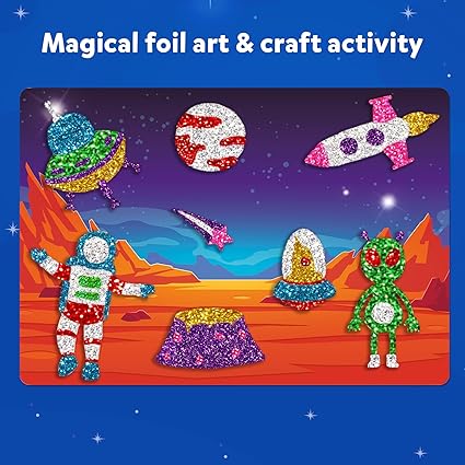 Foil Fun Up in Space