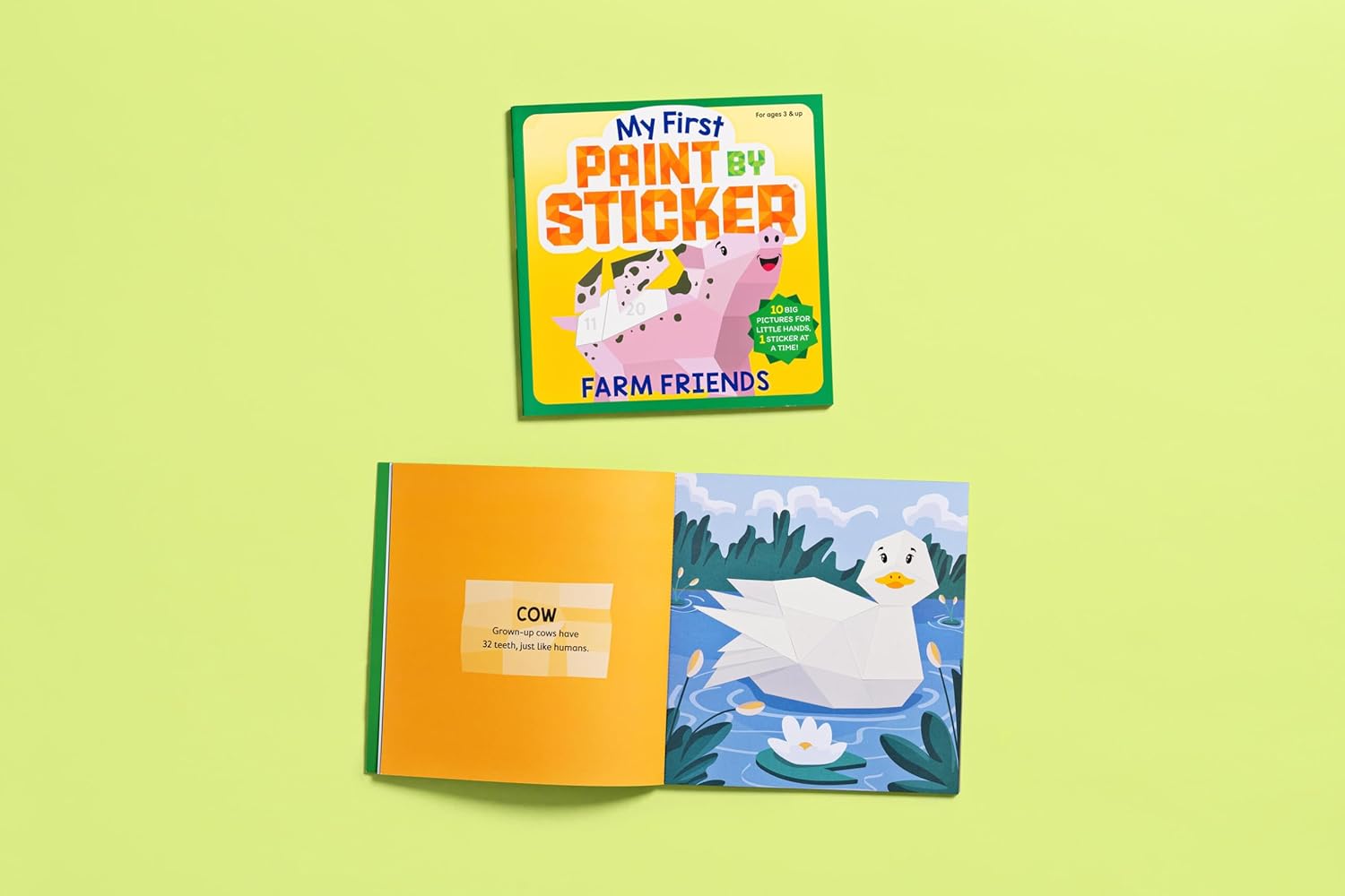 My First Paint by Sticker Farm Friends Activity Book for Toddlers