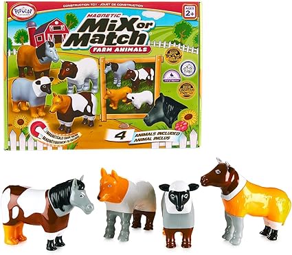 Magnetic Mix or Match Farm Animals