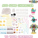 Rainbow Loom 360 Free Form DIY Craft Kit: Customizable Loom, 2800 Bands