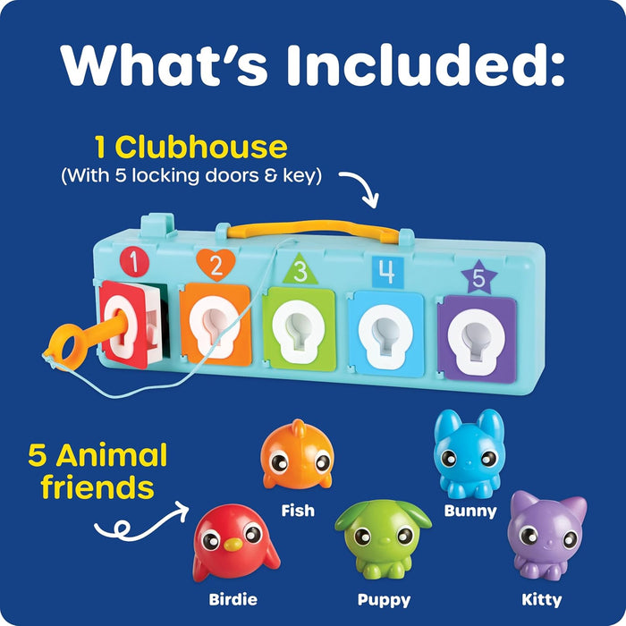 Learning Resources Lock & Key Clubhouse Preschool Toy