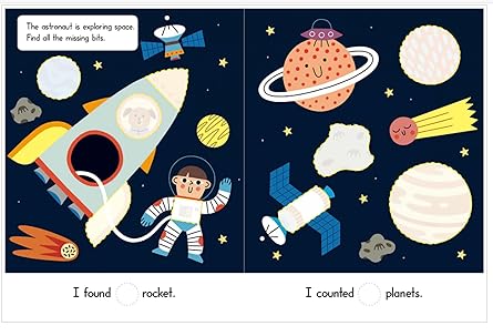 Missing Bits Sticker Book: Space