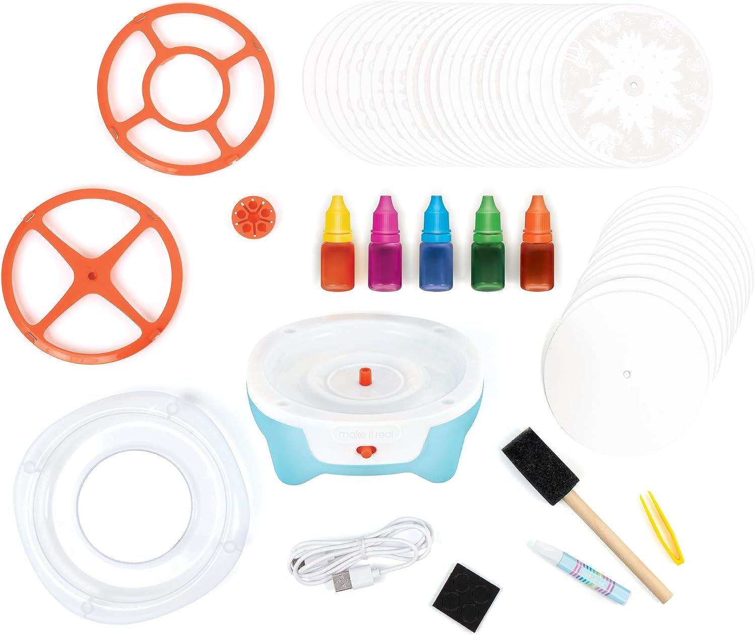 Make It Real Ultimate Spin Art Studio Craft Kit