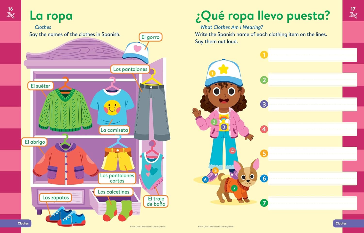 Brain Quest Workbook: Learn Spanish