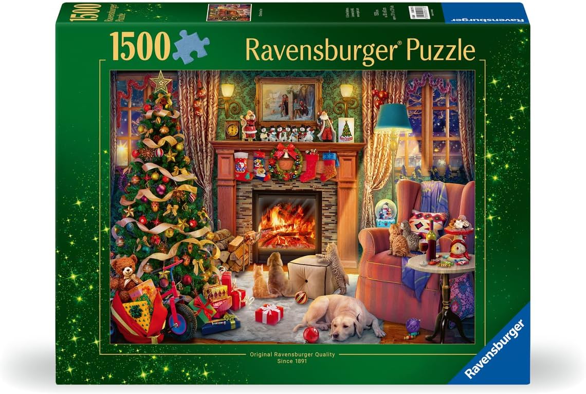 Ravensburger Premium Christmas Eve 1500 Piece Jigsaw Puzzle Festive Family Fun