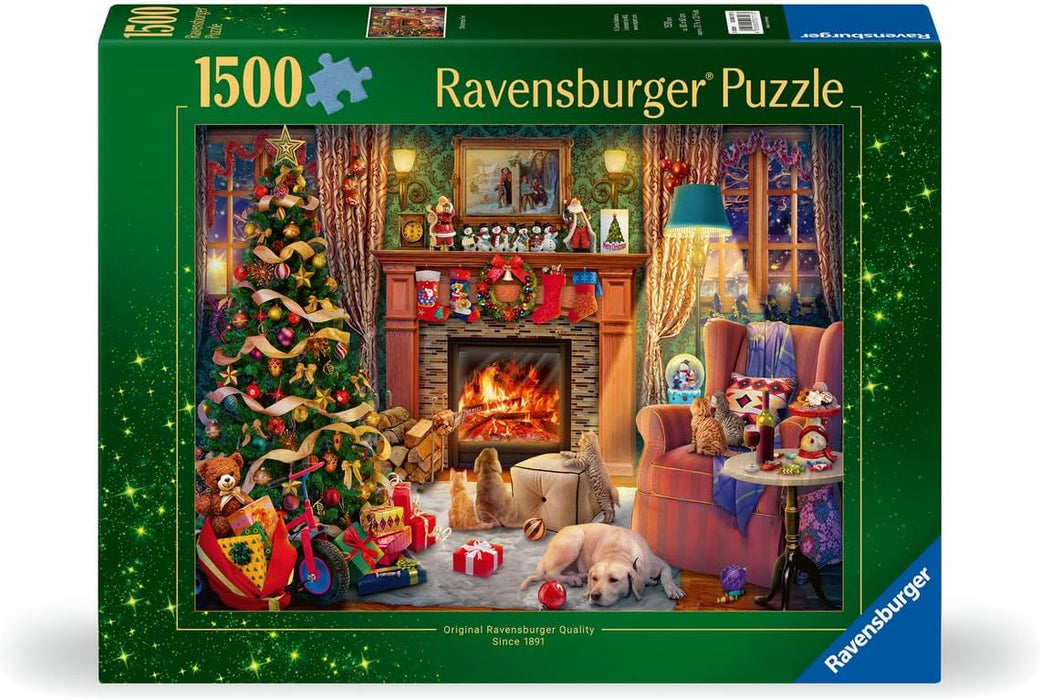 Ravensburger Premium Christmas Eve 1500 Piece Jigsaw Puzzle Festive Family Fun