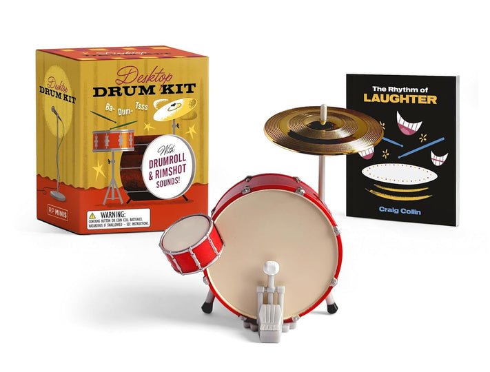 RP Minis Desktop Drum Kit: Classic Rimshot, Drumroll Sounds, Comedy Book