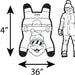 CocoNut Outdoor 54 in Santa Claus Inflatable Snow Tube Sled