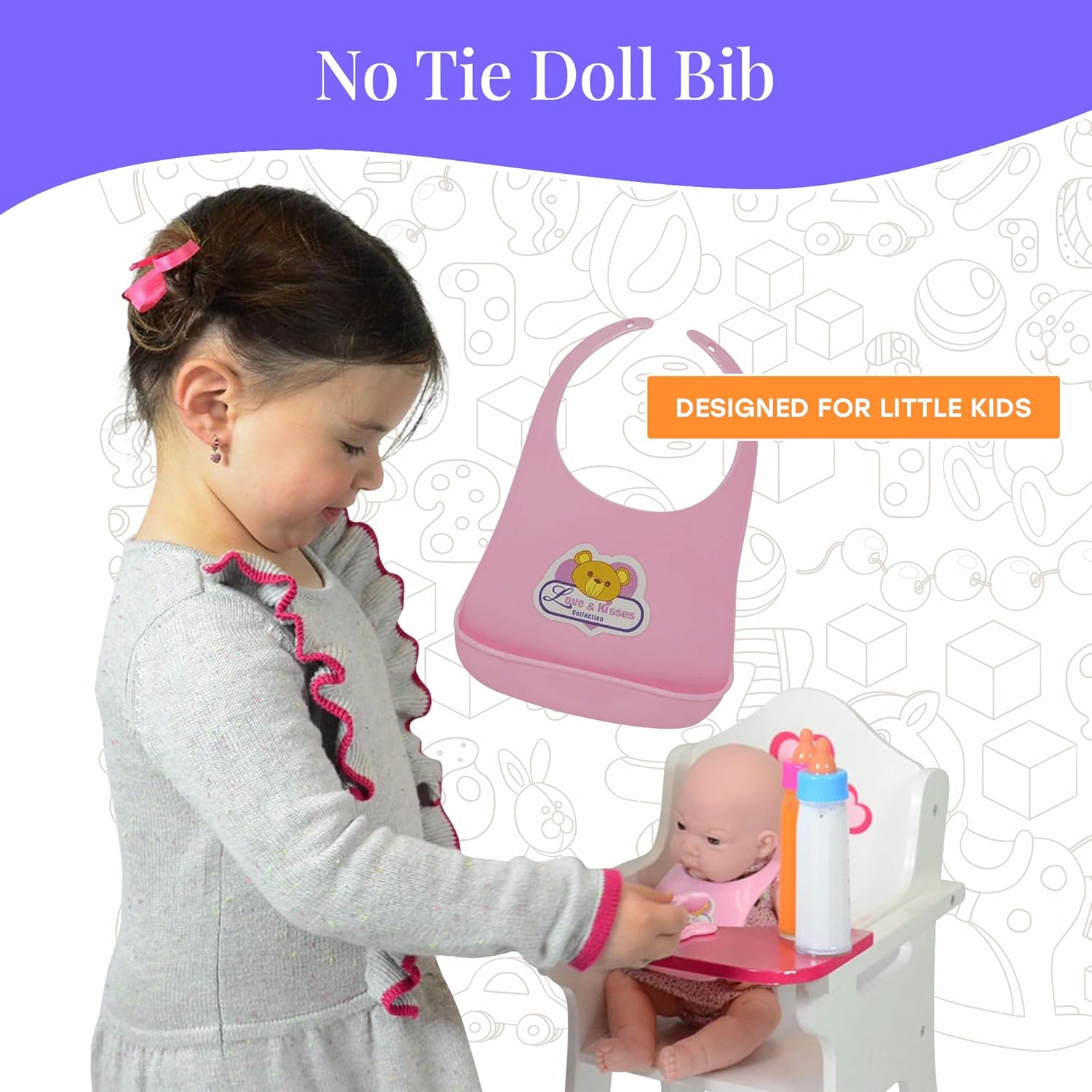 The New York Doll Collection Baby Doll Accessories, Doll Magic Bottles & Doll Feeding Set