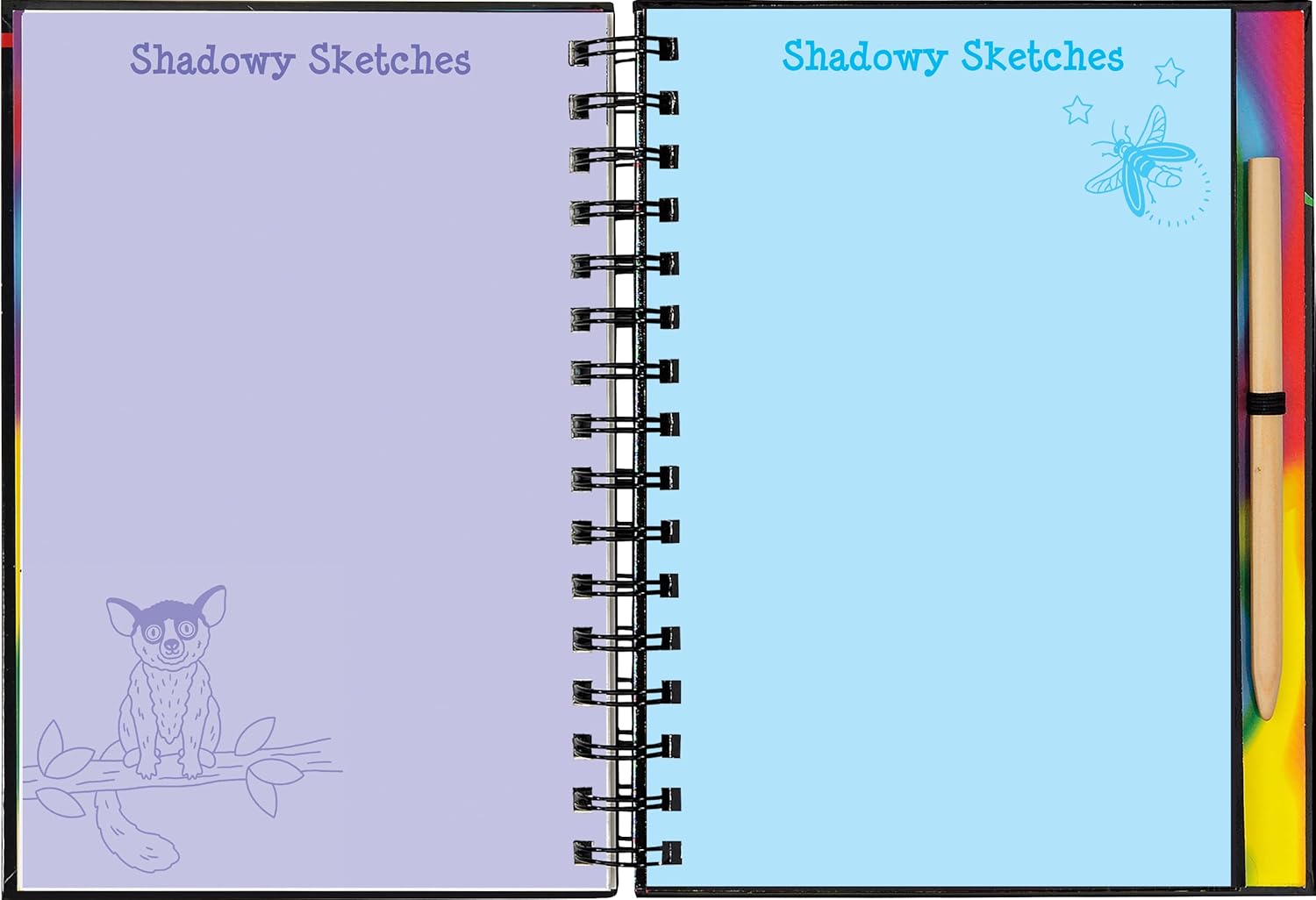 Nocturnal Animals Scratch & Sketch Book