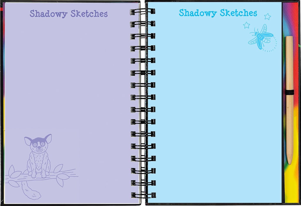 Nocturnal Animals Scratch & Sketch Book