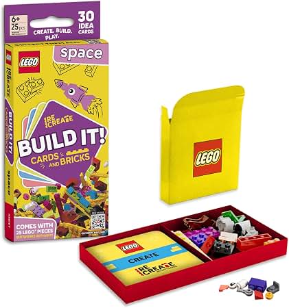 Ameet LEGO Build IT! Space Cards and Bricks Activity Set
