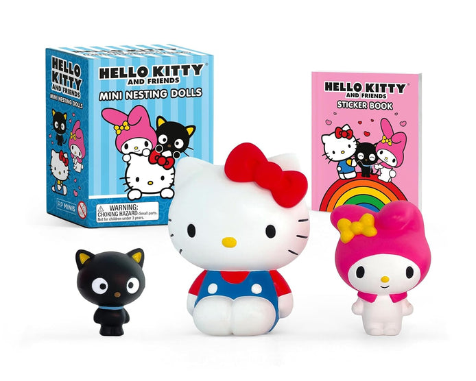 Adorable Hello Kitty & Friends Mini Nesting Dolls Set - Stackable Collectible Figures