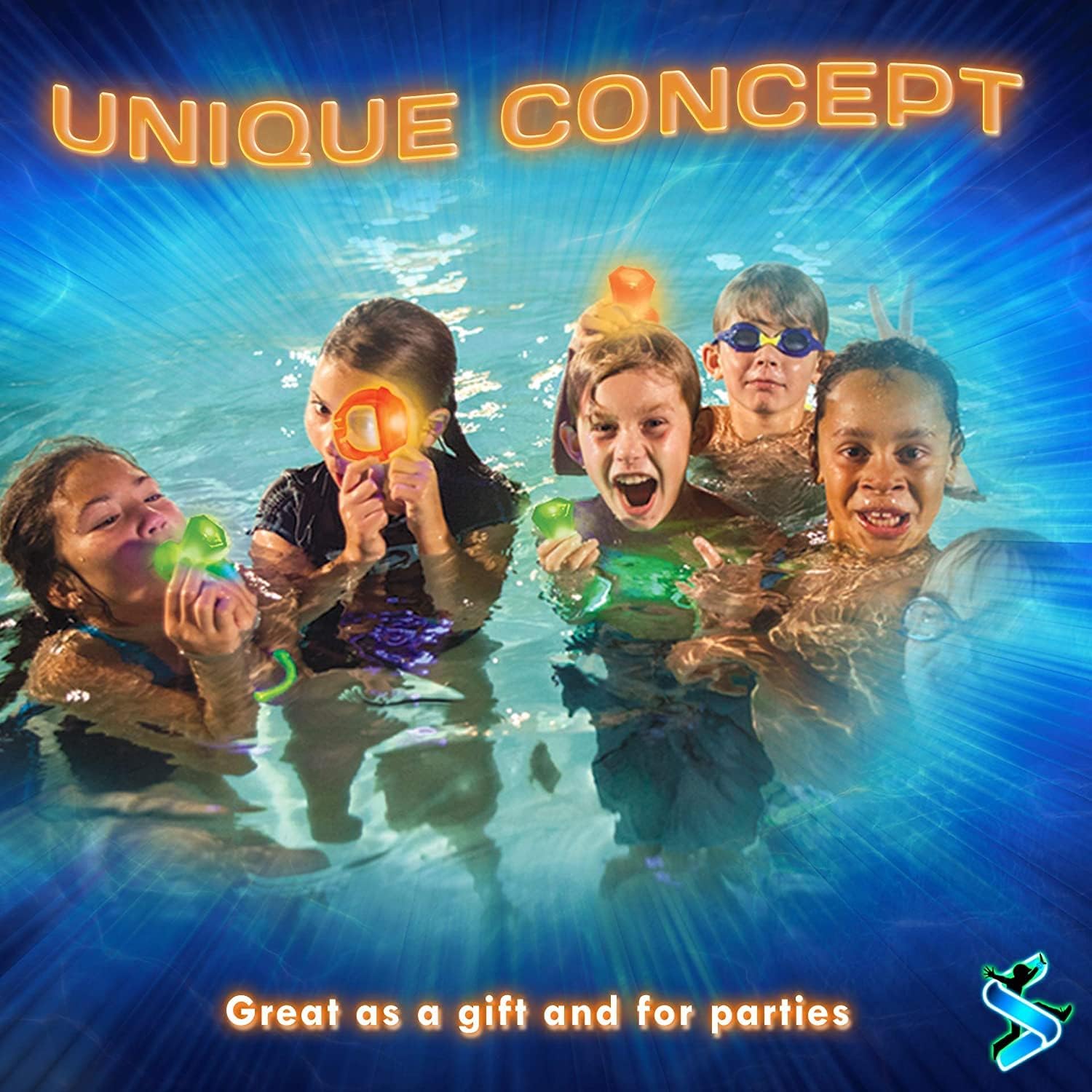 Glow in The Dark Pool Toys: Starlux Pool Party Set – Up Pool Games for Kids