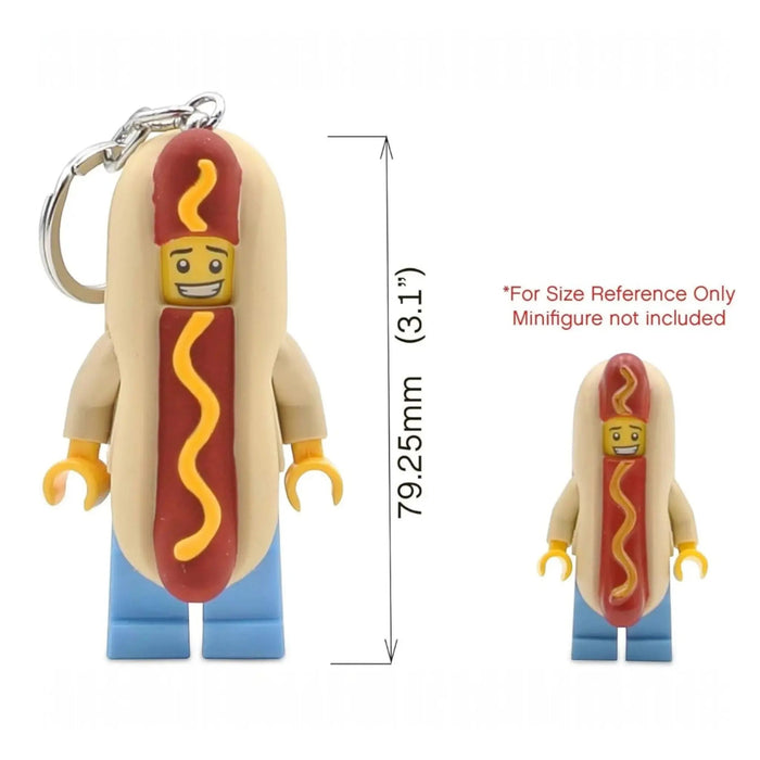 LEGO Hot Dog Man Keychain Light KE119H