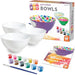 MindWare Paint Your Own Porcelain Bowls 3 Piece Kit