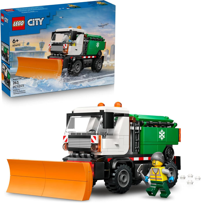 LEGO City Snowplow Truck Building Toy for Kids