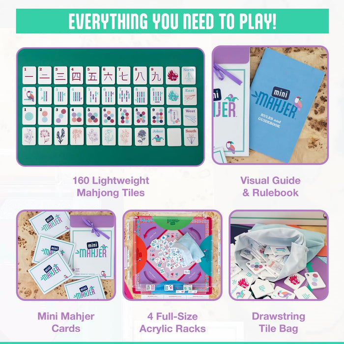 Mini Mahjer American Mahjong Game Set