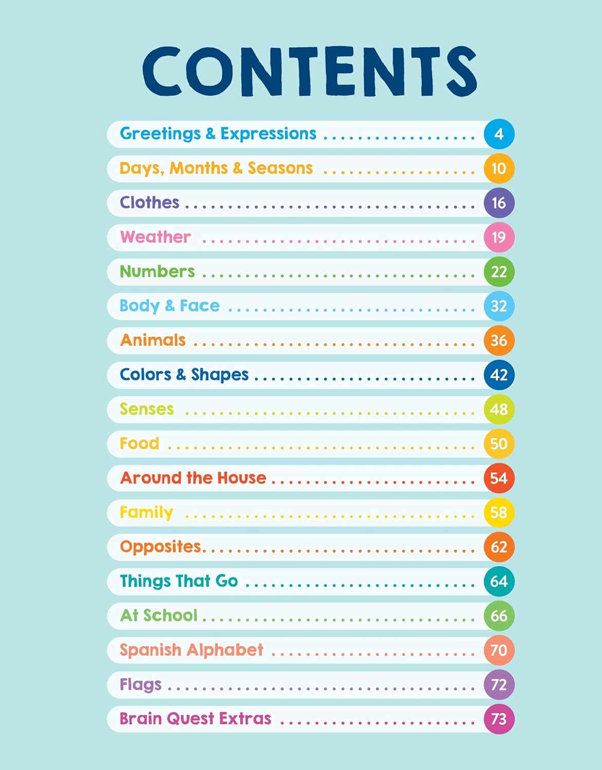 Brain Quest Workbook: Learn Spanish