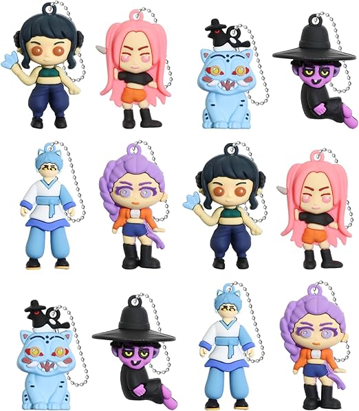 K POP DEMON HUNTERS TINY KEYCHAIN