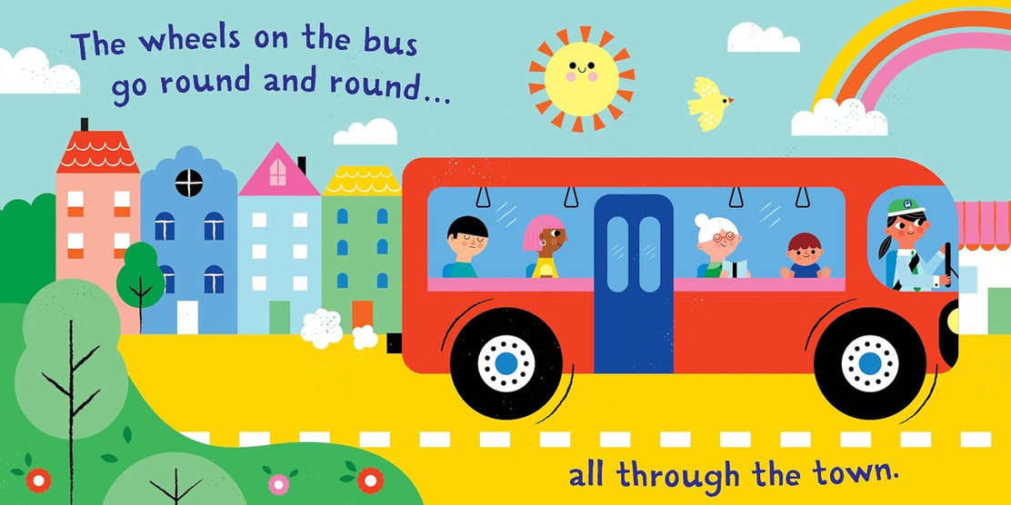 Indestructibles Wheels on the Bus Baby Book: Chew Proof, Rip Proof, Nontoxic, Washable