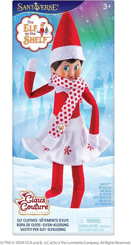 The Elf on the Shelf Claus Couture Collection Snowflake Skirt & Scarf