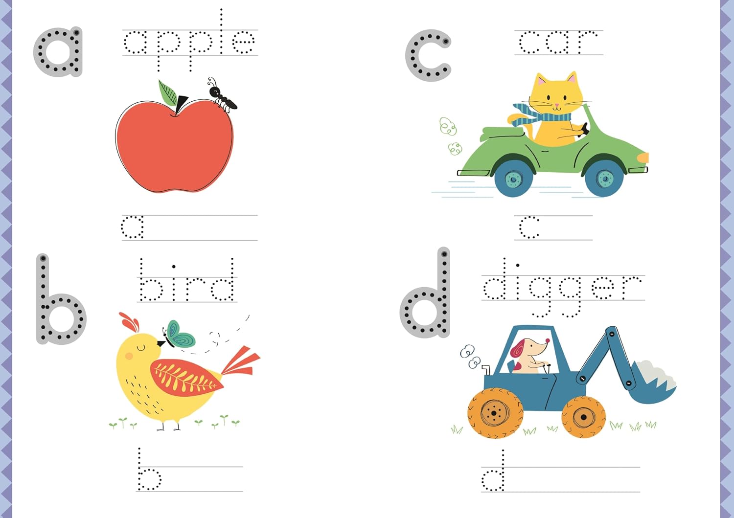 Usborne Little Wipe-Clean Alphabet Activity Book Paperback