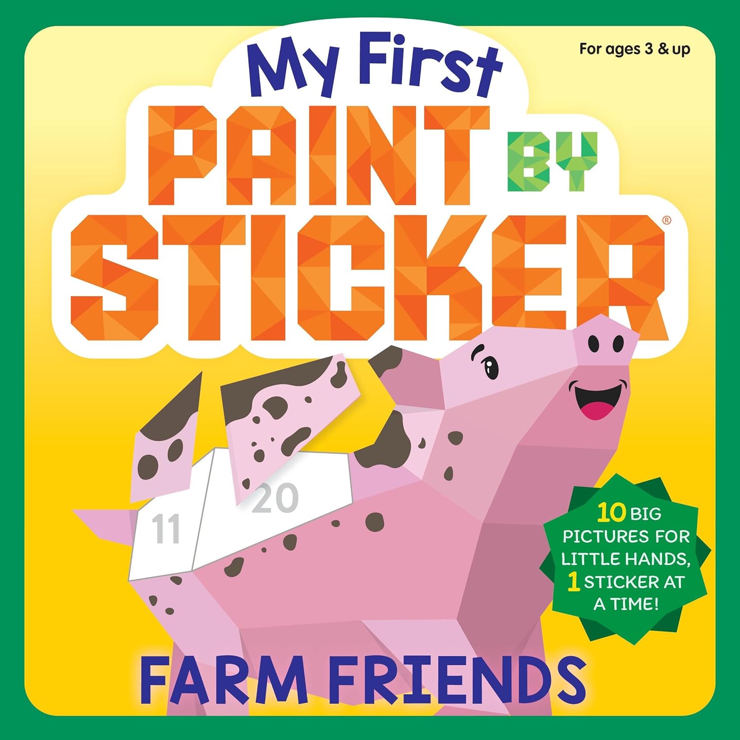 My First Paint by Sticker Farm Friends Activity Book for Toddlers