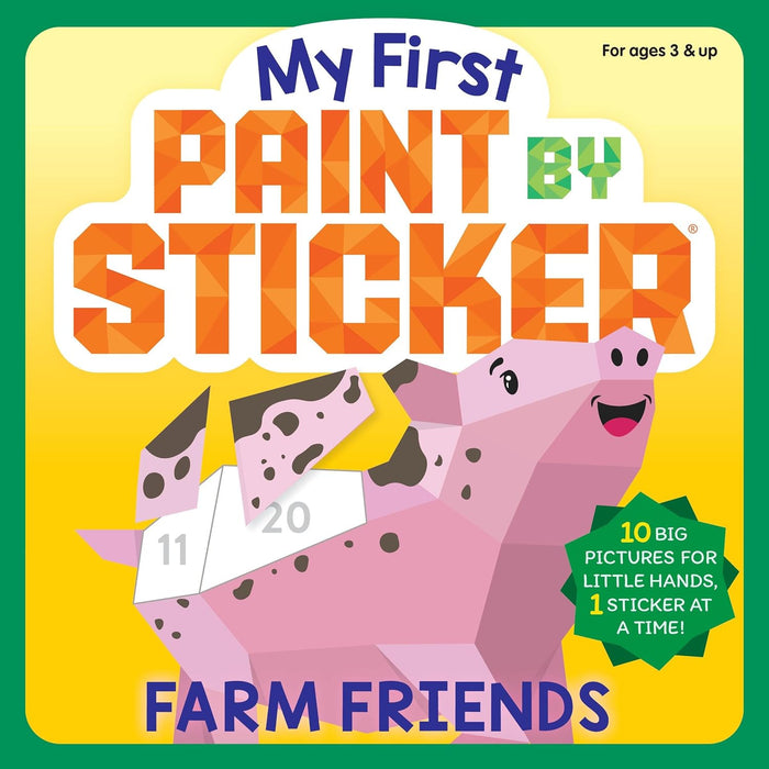My First Paint by Sticker Farm Friends Activity Book for Toddlers