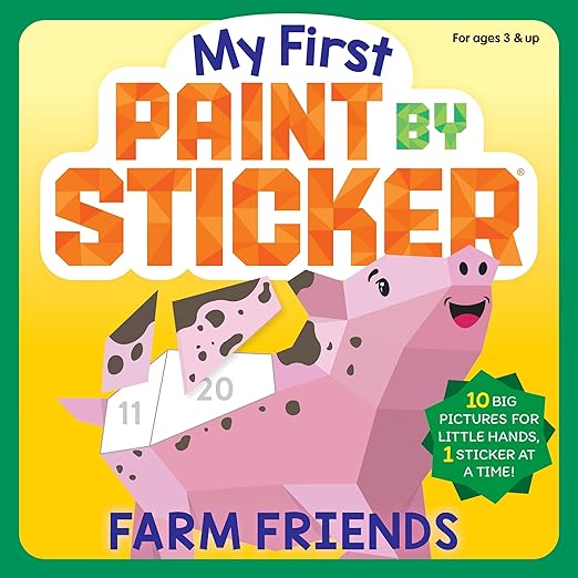 My First Paint by Sticker Farm Friends Activity Book for Toddlers
