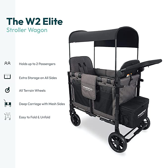 wonderfold w2 elite double folding stroller wagon Wonderfold W2 Elite Stroller Wagon — Learning Express Gifts