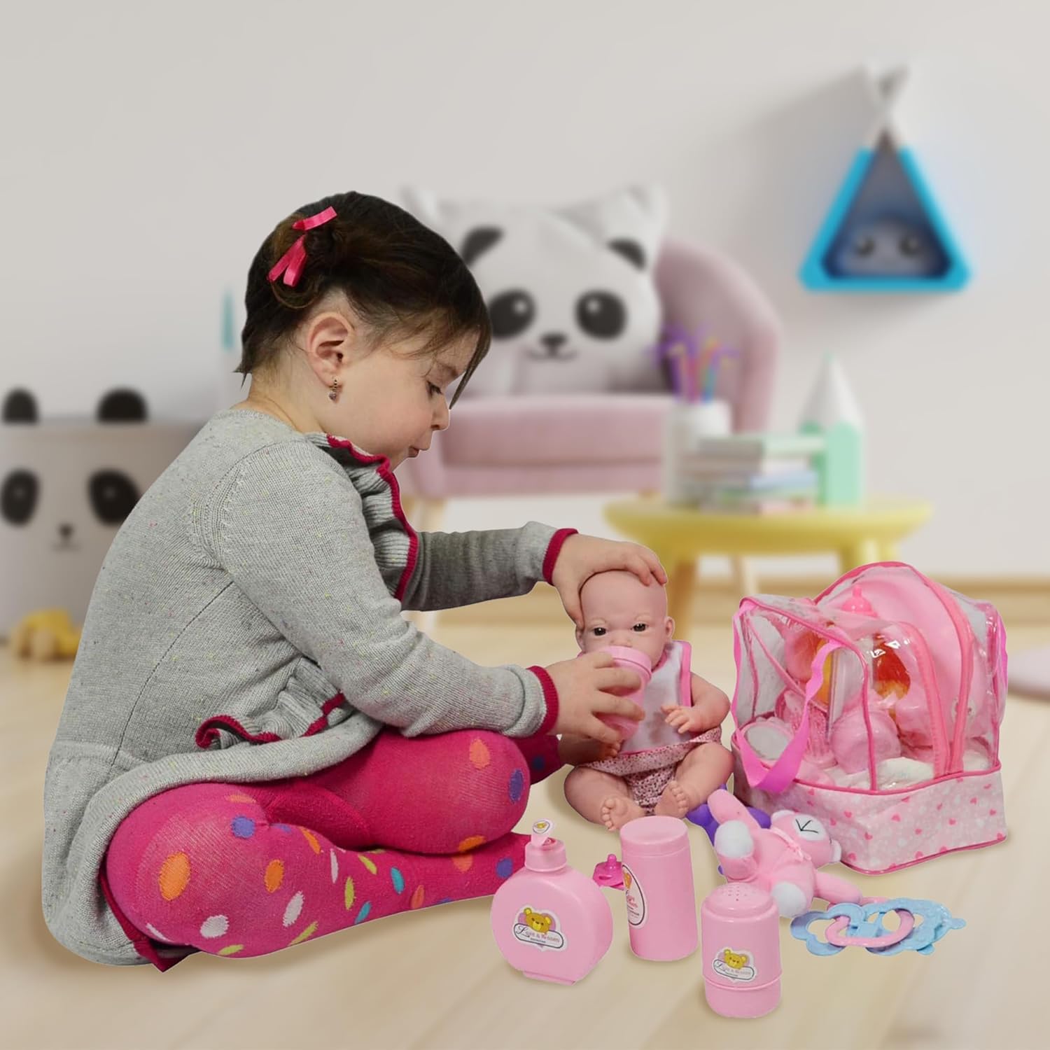 The New York Doll Collection Baby Doll Feeding & Caring Accessory Set