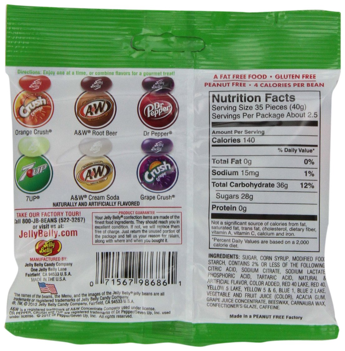 Jelly Belly Soda Pop Shoppe Jelly Beans