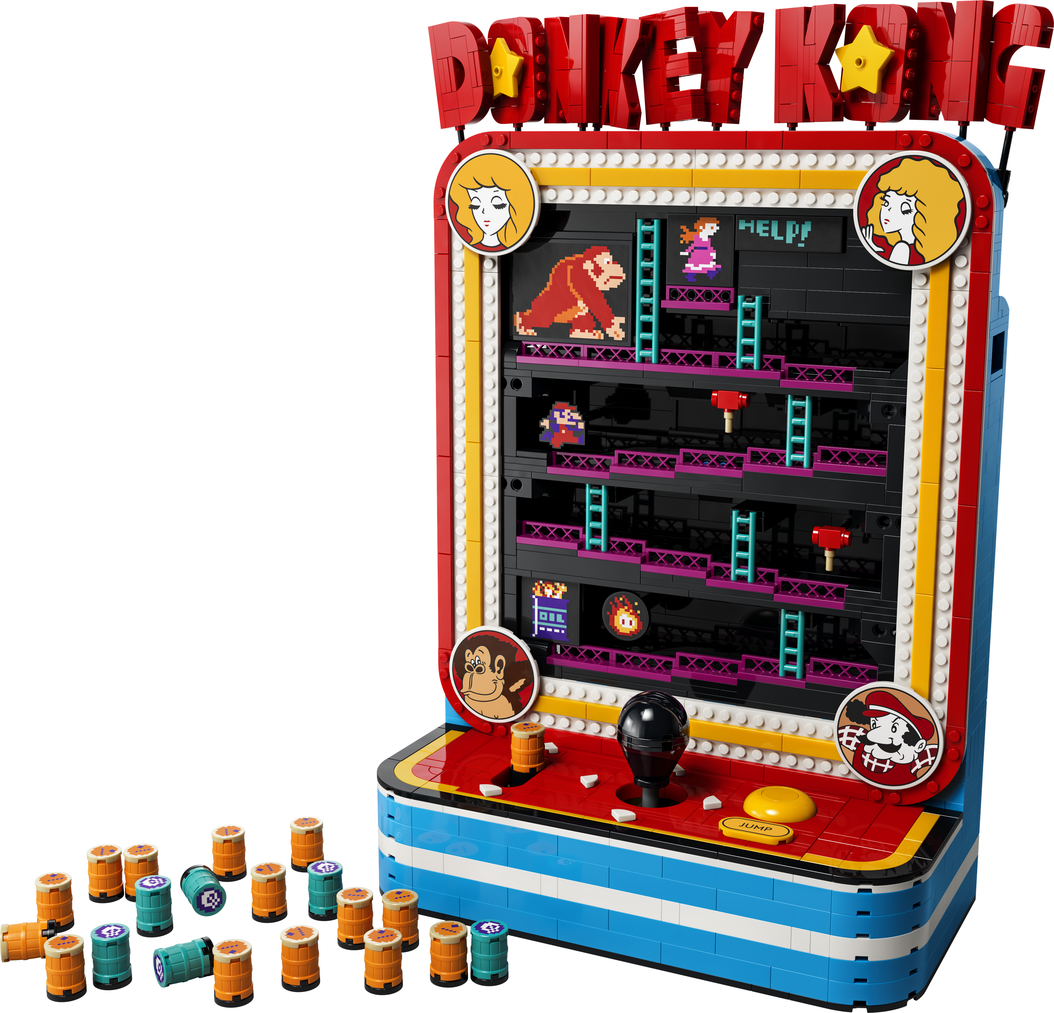 LEGO Super Mario Donkey Kong Arcade Building Kit 1371 Pieces