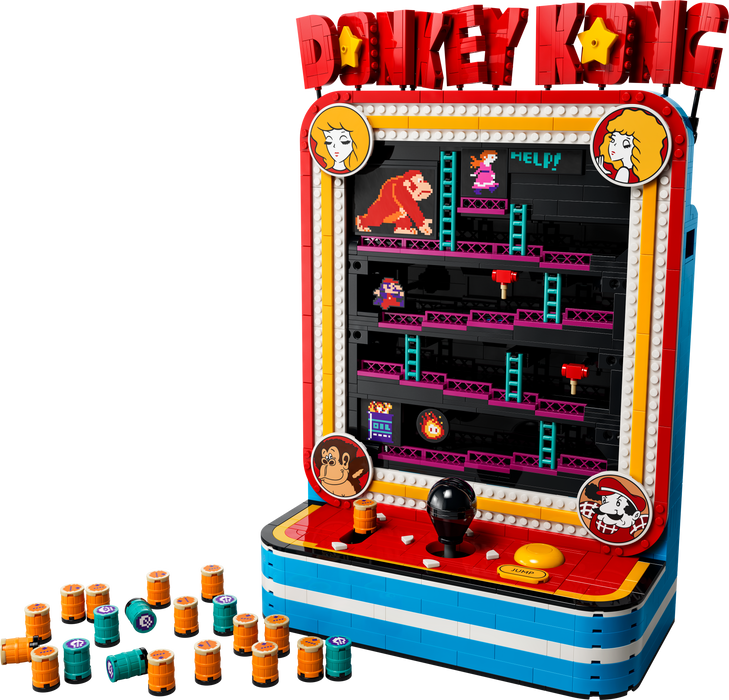 LEGO Super Mario Donkey Kong Arcade Building Kit 1371 Pieces