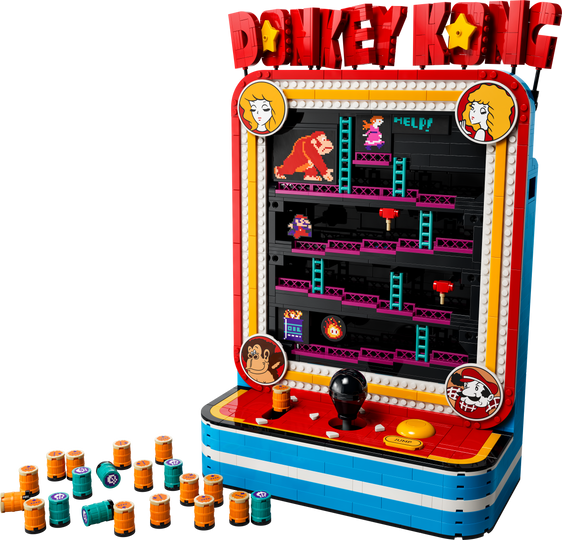 LEGO Super Mario Donkey Kong Arcade Building Kit 1371 Pieces