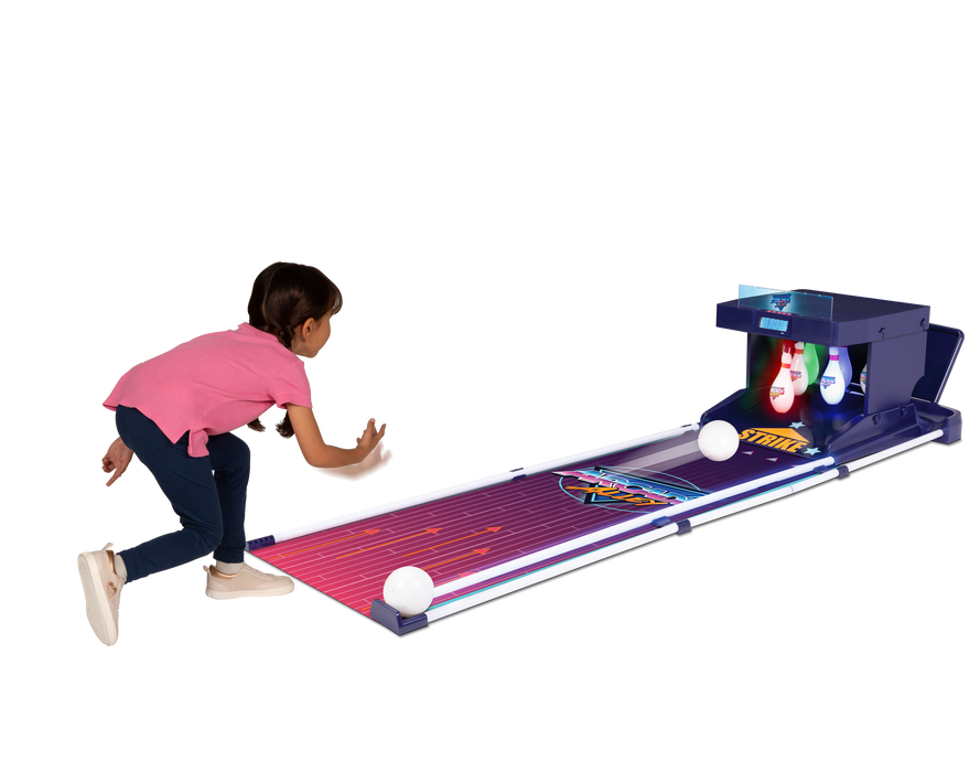 Arcade Alley Laser Bowlercade: Retro Home Electronic Bowling Game for Family Fun