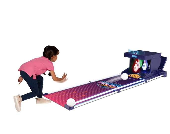 Arcade Alley Laser Bowlercade: Retro Home Electronic Bowling Game for Family Fun