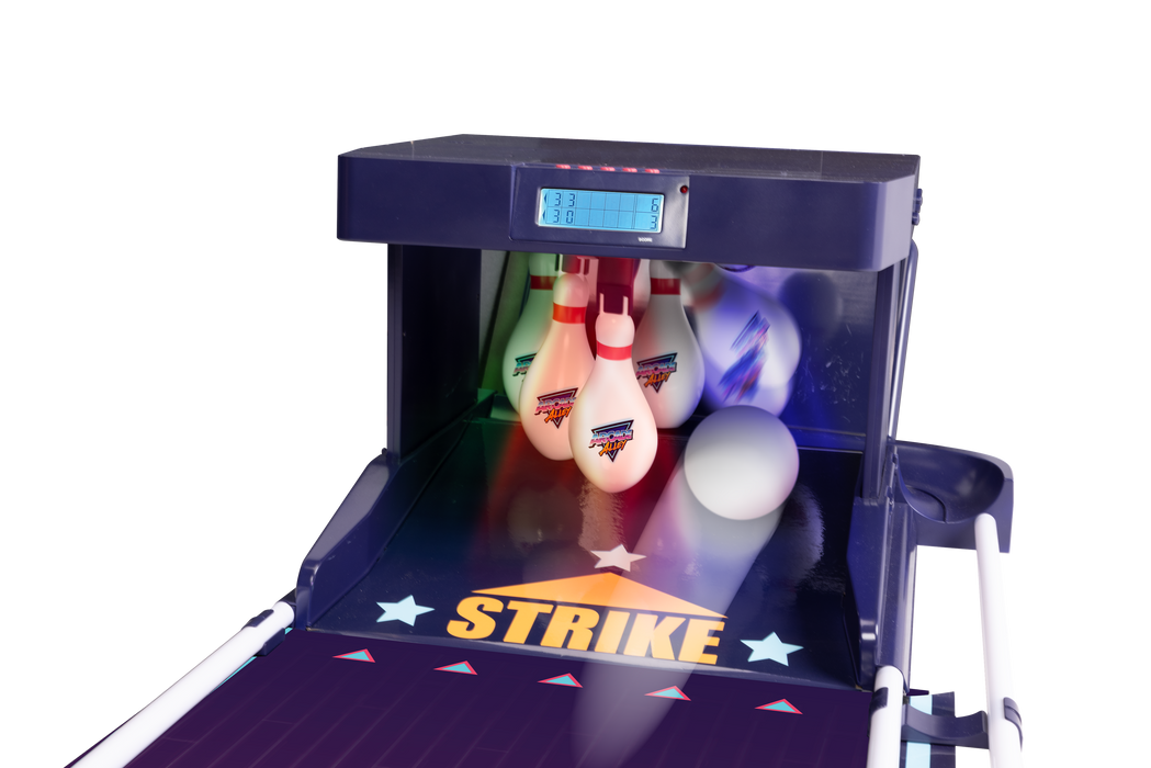 Arcade Alley Laser Bowlercade: Retro Home Electronic Bowling Game for Family Fun