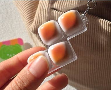 Toast Bread Clicker Key Holder (With Case)