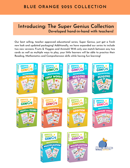 Super Genius First Words : The Clever Card Challenge