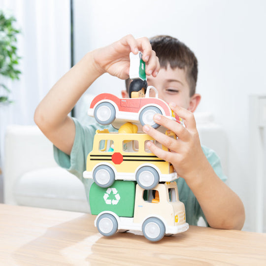 Melissa & Doug Cherry Lane Vehicle Play Set